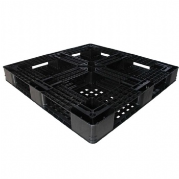  4 Way Black Export Packaging plastic Pallet	