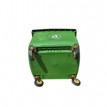  A- 1100Liter outdoor four wheels plastic garbage container	