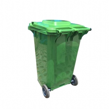  H- 120Liter standard outdoor two wheels Plastic dustbin	