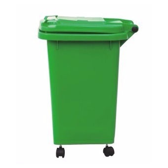  50Liter 4 wheels Plastic dustbin	