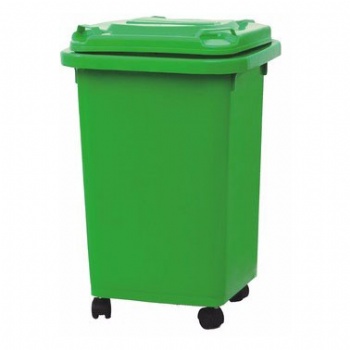  50Liter 4 wheels Plastic dustbin	