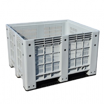 Vented Plastic pallet box for 1200x1000x760mm