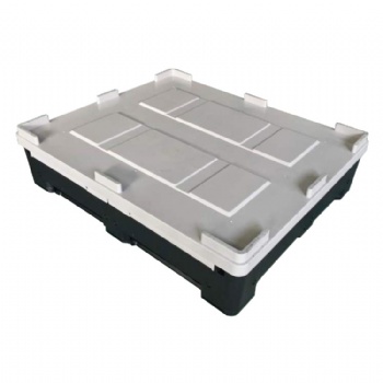  Vented Folding Plastic pallet box for 1200x1000x810mm	