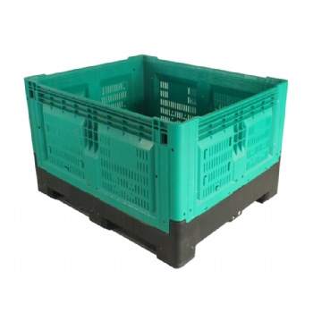  Vented Folding Plastic pallet box for 1200x1000x810mm	